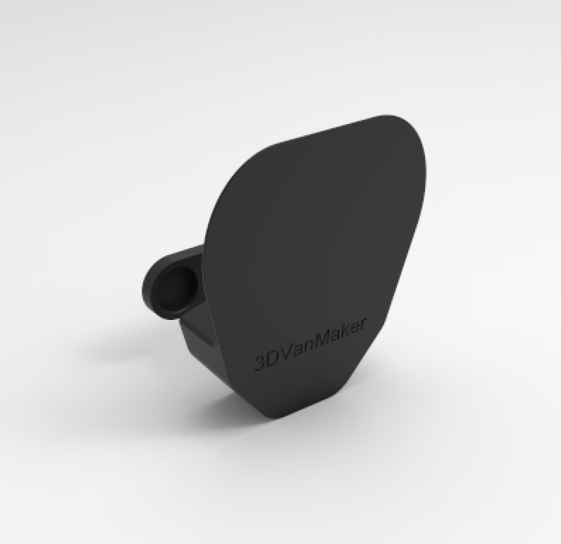 Support magnétique éponge pour évier inox/granit, modélisation - 3DVanMaker