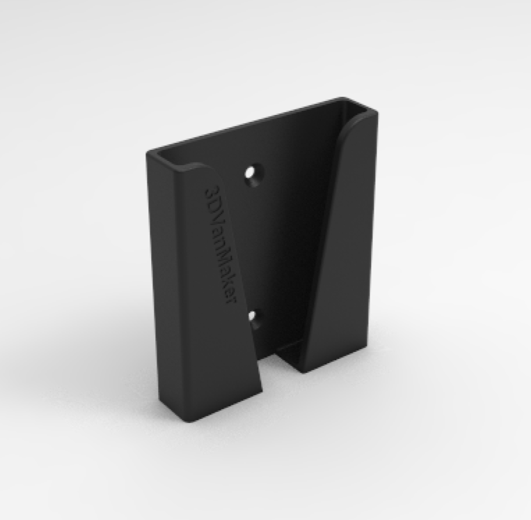 Support téléphone pour camping-car / van (plusieurs tailles), modélisation - 3DVanMaker