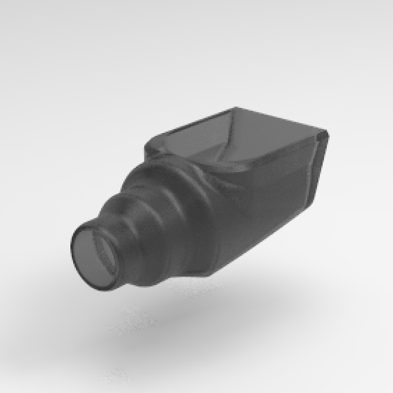 Entonnoir pour coupelle d’eau Fiamma camping-car, modélisation - 3DVanMaker