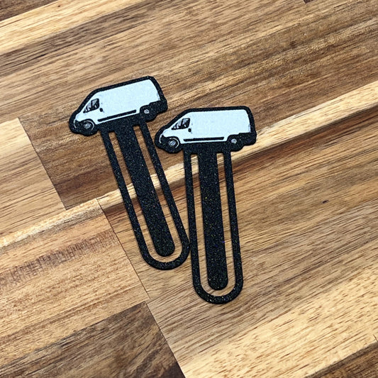 Paire de marques pages en forme de van type Peugeot Boxer/Citroen Jumper/Fiat Ducato - 3DVanMaker