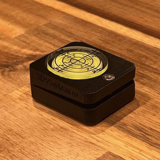 Niveau à bulle ajustable universel pour voiture, van, camping-car (réglage de +/- 5 degrés d’avant en arrière)