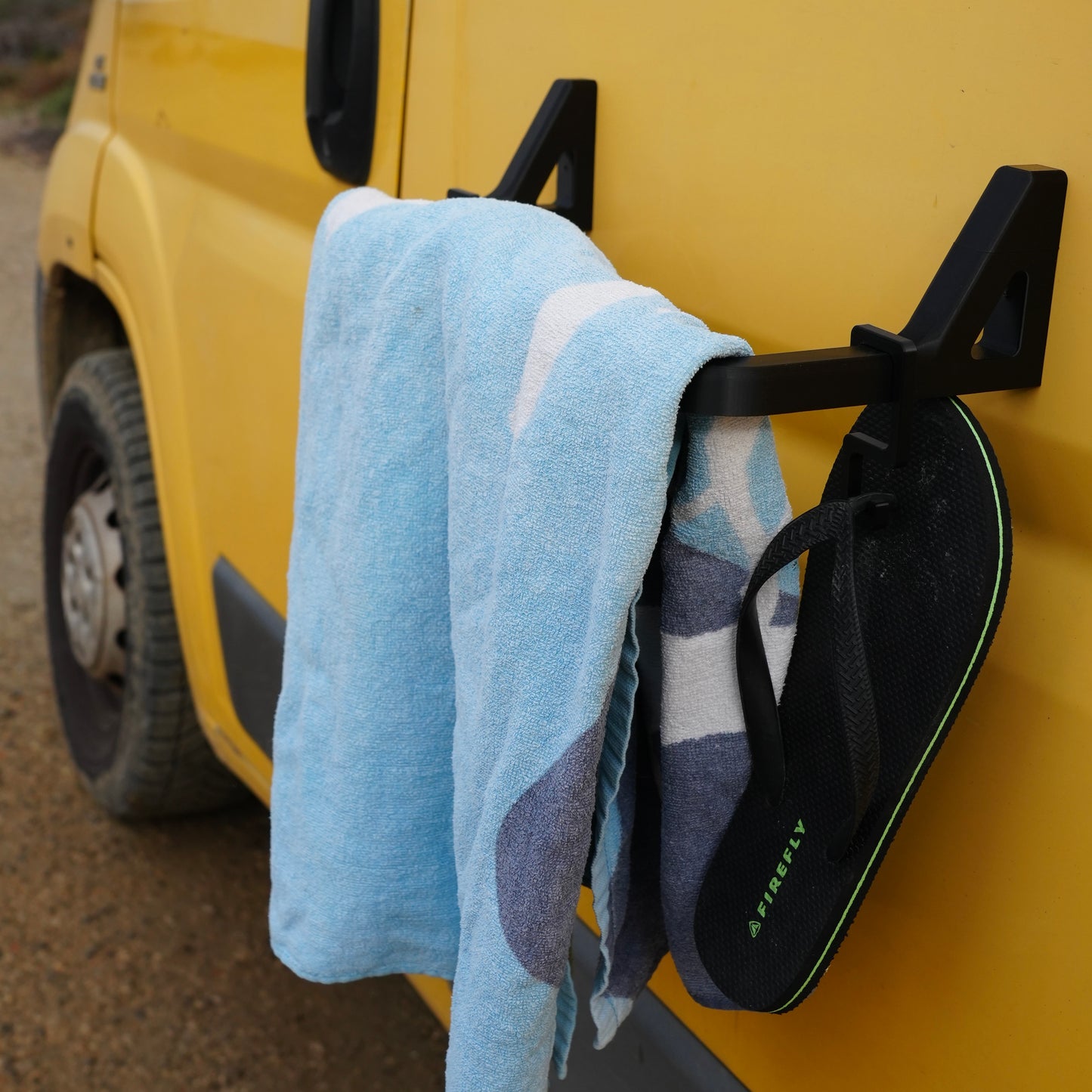 Multifunctional double towel/suit/shoe dryer with magnet for car/van 45x18cm