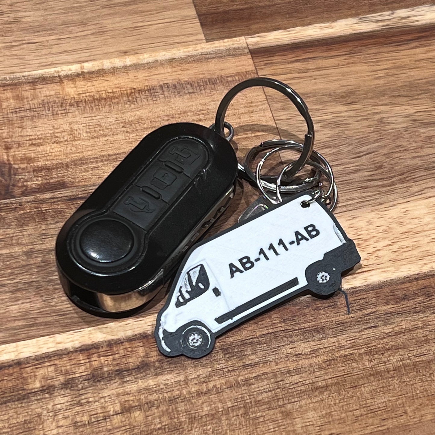 Pair of customizable van keyrings Fiat Ducato/Peugeot Boxer/Citroen Jumper