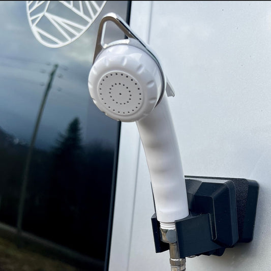 REICH / VW California magnetic and adjustable shower head holder with PETG protective layer