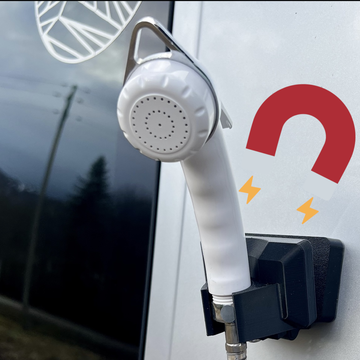 Support aimanté pour pommeau de douche REICH / Volkswagen California